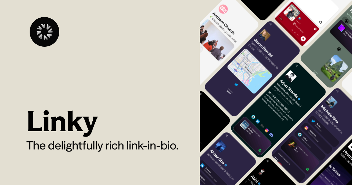 Linky A Delightfully Rich Link in bio linky-a-delightfully-rich-link-in-bio