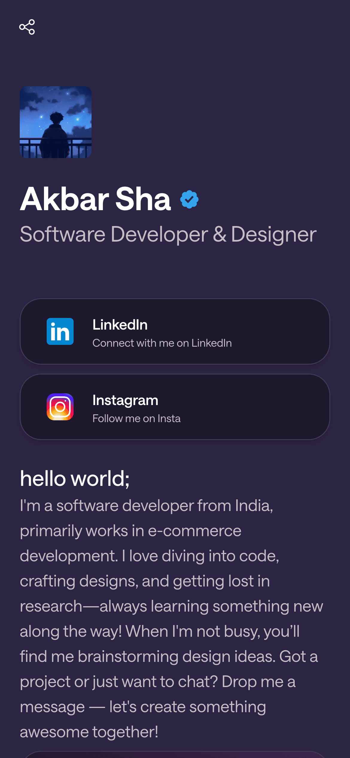 A live Linky page